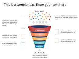 5 Steps Sales Funnel Diagram Powerpoint Template Funnel