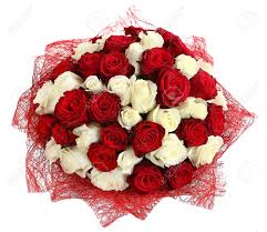 Composiciones Florales De Rosas Rojas Y Blancas Un Gran Ramo De Rosas De Color Mixto Disenar Un Ramo De Rosas De Diferentes Colores La Imagen Aislada Sobre Un Fondo Blanco Multicolor Rose