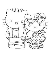 Free coloring sheets to print and download. Top 75 Free Printable Hello Kitty Coloring Pages Online