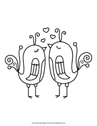 There are 397 love birds coloring for sale on etsy, and they cost $3.83 on average. Love Birds Coloring Page Free Printable Pdf From Primarygames