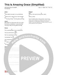 This Is Amazing Grace Simplified Chords Phil Wickham