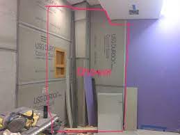 What should go over the cement board so it roughly matches the finish on the. How Do You Paint Cement Board In A Bathroom Diy Home Improvement Forum