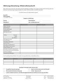 Mit einem bewerbungsbogen werden bewerber direkt miteinander verglichen. Wohnungs Bewerbung Mieterselbstauskunft