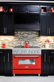 Customize Your Kitchen With A Zline Colored Panel Professional Range Red Kitchen Appliances Kitchen Ventilation Kitchen Ventilation Fan