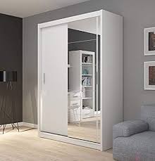 W 80cm x d 52cm x h 187cm. White Wardrobes With Sliding Doors And Mirrors Topdekoration Com Lemari Putih Rumah Dekorasi Rumah
