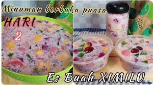 Check spelling or type a new query. Minuman Berbuka Puasa Di Hari 2 Es Buah Ximilu Youtube