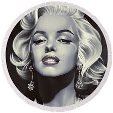 Buy original art worry free with our 7 day money back guarantee. Marilyn Monroe Drawing Round Beach Towel For Sale By Jovemini Art