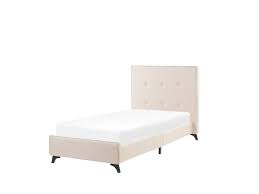 Männer und frauen normalerweise viel anstrengungen inside ihr zuhause da sie möchten ein schönes und bequemes haus. Polsterbett Leinenoptik Beige Lattenrost 90 X 200 Cm Ambassador Beliani De