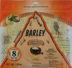 10 ounces barley flour, approximately 3 cups. Mountain Bread Barley