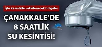Ülkemizde yaşadığımız su kesintisi problemlerini haberleştirerek size sunuyoruz. Canakkale De 8 Saatlik Su Kesintisi