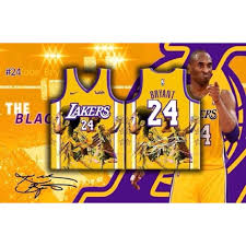 38+ lakers coloring pages for printing and coloring. Kobe Bryant Full Sublimation Jersey Lakers 24 Yellow Purple Tribute Top Shopee Philippines