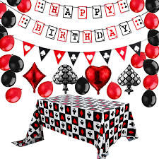 5 out of 5 stars. Casino Birthday Party Decorations Happy Birthday Banner Casino Balloons Casino Triangle Bunting Poker Party Supplies Buy Las Vegas Theme Casino Party Decoration Casino Nights Party For Baby Shower Carnival Theme Party Decoration Favor