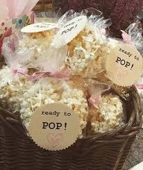 41 Baby Shower Favors That Your Guests Will Love Stayglam Baby Shower Popcorn Popcorn Baby Shower Favors Baby Shower Favors Girl
