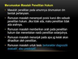 Menyusun Matriks Penelitian Hukum Ppt Download