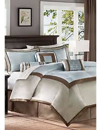 Große auswahl & kostenloser versand! Madison Park Genevieve Blue 7 Piece Queen Comforter Set 90 In X 90 In Belk