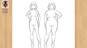 Browse our female body outline images, graphics, and designs from +79.322 free vectors graphics. How To Draw A Female Body Drawing Easy Woman S Figure Sketch Girl Body Outline Step By Step Youtube
