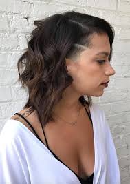 Undercut hairstyle ideas with shapes for women's hair in. Molten Brunette Long Undercut Hair A Subtle And Delicate Side Undercut For A Quietly Polishe Undercut Hairstyles Undercut Long Hair Undercut Hairstyles Women