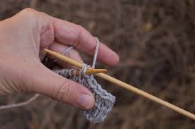 Start by knitting or purling (or whatever pattern stitch you were working in) the first two stitches of the row. Building Blocks Of Knitting Stitches Stale Bread Into French Toast