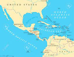 No comments on political map of central america. Middle America Political Map With Capitals And Borders Mid Latitudes Royalty Free Cliparts Vectors And Stock Illustration Image 81005810