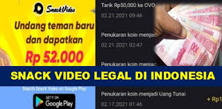 Namun tahukah sobat ponseli bahwa sesungguhnya ada beberapa aplikasi yang memang mampu menghasilkan uang. Resmi Aplikasi Snack Video Penghasil Uang Legal Di Indonesia