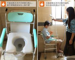 It features a lifted toilet seat that is sturdy and stable, adding 3.5 inches worth of height. Multipurpose Portable Mobile Toilet Chairs Height Adjustable Folding Elderly Seat Commode Chair With Wheels Pedal Hand Push Buy At The Price Of 299 00 In Aliexpress Com Imall Com