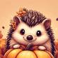 Kids Paint Party: Fall Happy Hedgehog event image