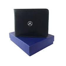 Mercedes Benz Black Leather Wallet For Men Wallet Men Women Fashion India