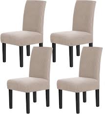 The smartseat chair protector is the better way to protect your dining room and kitchen chairs from stains and spills. Buy Chair Covers For Dining Room Stretch Dining Chair Covers Chair Cushions For Dining Chairs Super Fit Dining Chair Protector Removable Washable Chair Covers Set Of 4 Sand Online In Indonesia B0875qtskw