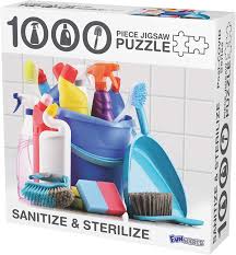 Not only is it good for diy and home improveme. Amazon Com 1000 Piece Jigsaw Puzzle Sanitize Sterilize Cleaning Products Puzzle Toys Games