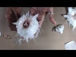 Making shabby chic flowers/butterflies using inexpensive dies + project share. Tattered Flower 3 Tassel Flower No Sew Shabby Chic Tutorial By Crafty Devotion Youtube Chic Flowers Cloth Flowers Shabby Chic Flowers