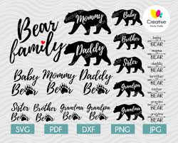 Free Free 51 Family Bear Svg SVG PNG EPS DXF File