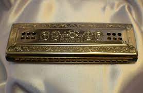 Hohner Echo Harmonica Bell Metal Reeds Two Sided Keys C G Pic 3 Armonica Armonicas