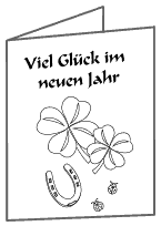 Alles auf dickeres papier drucken. Neujahrskarten Ausdrucken Und Ausmalen Kostenlose Neujahrsgrusse