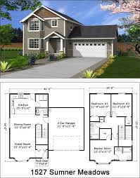 Sumner Meadows 1527 Sf American Houses Sims House Plans House Layouts