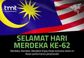 Lagu setia untuk hari merdeka malaysia 2019, malaysia independent day 2019 theme song. 6 31 Aug 2019 Tmt Razer Promotion Everydayonsales Com