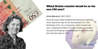 Her work helped lead to human in vitro fertilisation (ivf). Vote Animal Research Scientist For New 50 Note Understanding Animal Research Understanding Animal Research