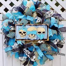 Bandana See No Evil Hear No Evil Speak No Evil Skulls Hear No Evil See No Evil Speak No Evil Blue Bandana Skulls Mesh Door Wreaths Wire Wreath Frame Wreaths