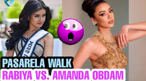 The meaning of rabiya is spring, springtime, garden, princess, queen fem. Rabiya Mateo Vs Amanda Obdam Pasarela Walk Miss Universe 2020 Youtube