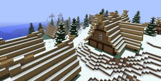 I used normal planks partially because minecraft doesn't have dark wooden slabs and stairs yet, but mainly because these wooden plank roofs allow us to place snow on it (or let it fall on top), which makes it look a lot better. Viking Building Style In Minecraft Game Guide