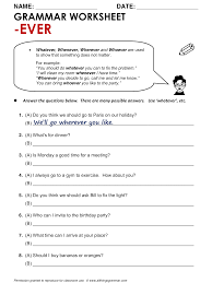 English Grammar Whatever Whenever Wherever Whoever Www Allthingsgrammar Com Whatever Whenever Etc Htm Learn English Learn English Grammar English Grammar