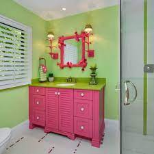 Pink and green are more than just a combo for preppy clothing⁠—the two shades will look lovely paired in your home, too. Pink And Green Bathroom Ideas Houzz