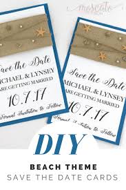 Then position your writing over it. Diy Beach Theme Save The Date Cards Moscatomom Com