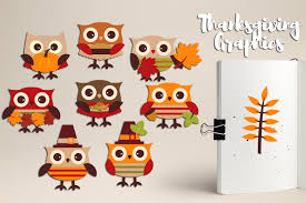 Download these amazing cliparts absolutely free and use these for creating your presentation, blog or website. Cute Owl Thanksgiving Autumn Fall Season Graphic By Revidevi Creative Fabrica