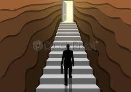 Maybe you would like to learn more about one of these? Businessmen Walk Up The Stairs To The Door Step Up Stock Vector Crushpixel