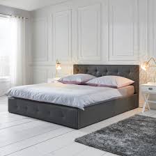 Bett aus massiv holz ca 140x200cm. Bett In Dunkelgrau Jetzt Online Kaufen