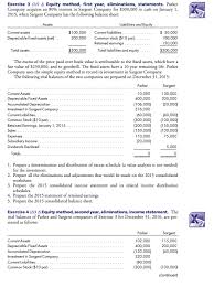 In 2011 the parker factory at newhaven, east sussex, england, was closed, and its production transferred to nantes, france. Exercise 3 Lo 2 Equity Method First Year Chegg Com