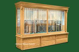 You should upgrade or use an alternative browser. Antique Billiard Supply Cue Cabinet Large