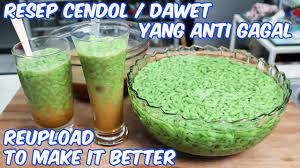 Cara membuat cendol dawet mudah cepat dan praktis. Resep Cendol Dawet Seger Yang Anti Gagal Reupload To Make It Better Pas Untuk Buka Puasa Youtube