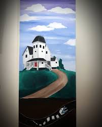 Also known as the spherical house, is a type of house that is built in the form of a sphere or polyhedron. Daniellemurphyart On Twitter Beetlejuice House Painting Acrylic Canvas Timburton Timburtonart Beetlejuice Art