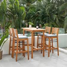 Because hdpe products are made with a single, purified polymer, they are manufactured to exacting, reproducible specifications. Bar Height Patio Dining Sets Patio Dining Furniture The Home Depot